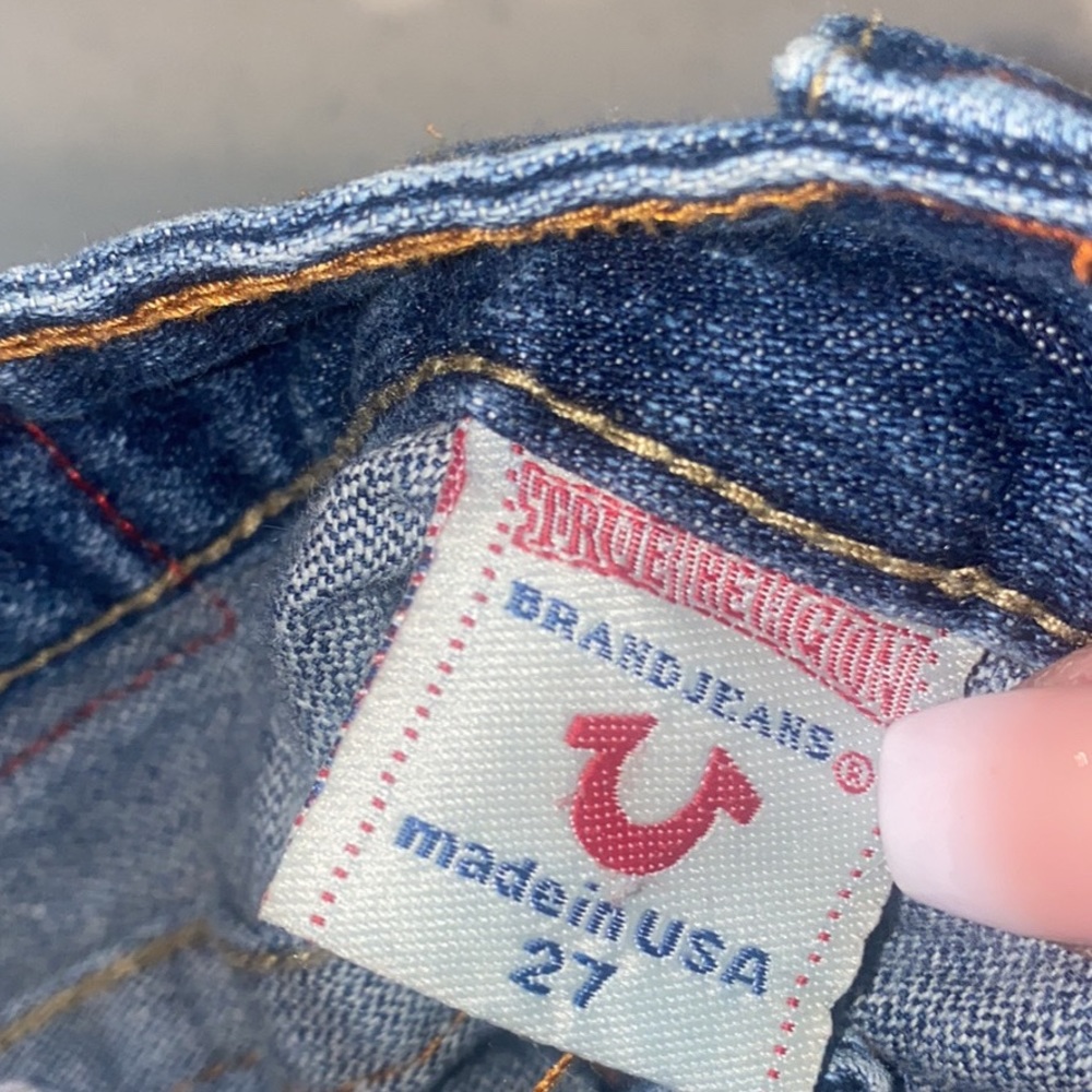 True Religion Boot -cut/ Size 27 Used Jeans